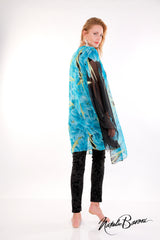 Mid-Length Kimono Sleeve Duster - Lido