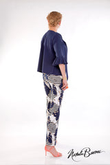 3/4 Bell Sleeve Crop Jacket - Amalfi