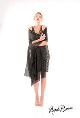 Sleeveless Lace Cocktail Dress - Burano