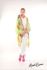 Mid-Length Kimono Sleeve Duster - Lido
