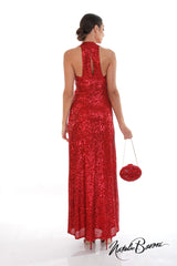 Red Evening Gown - La Scala