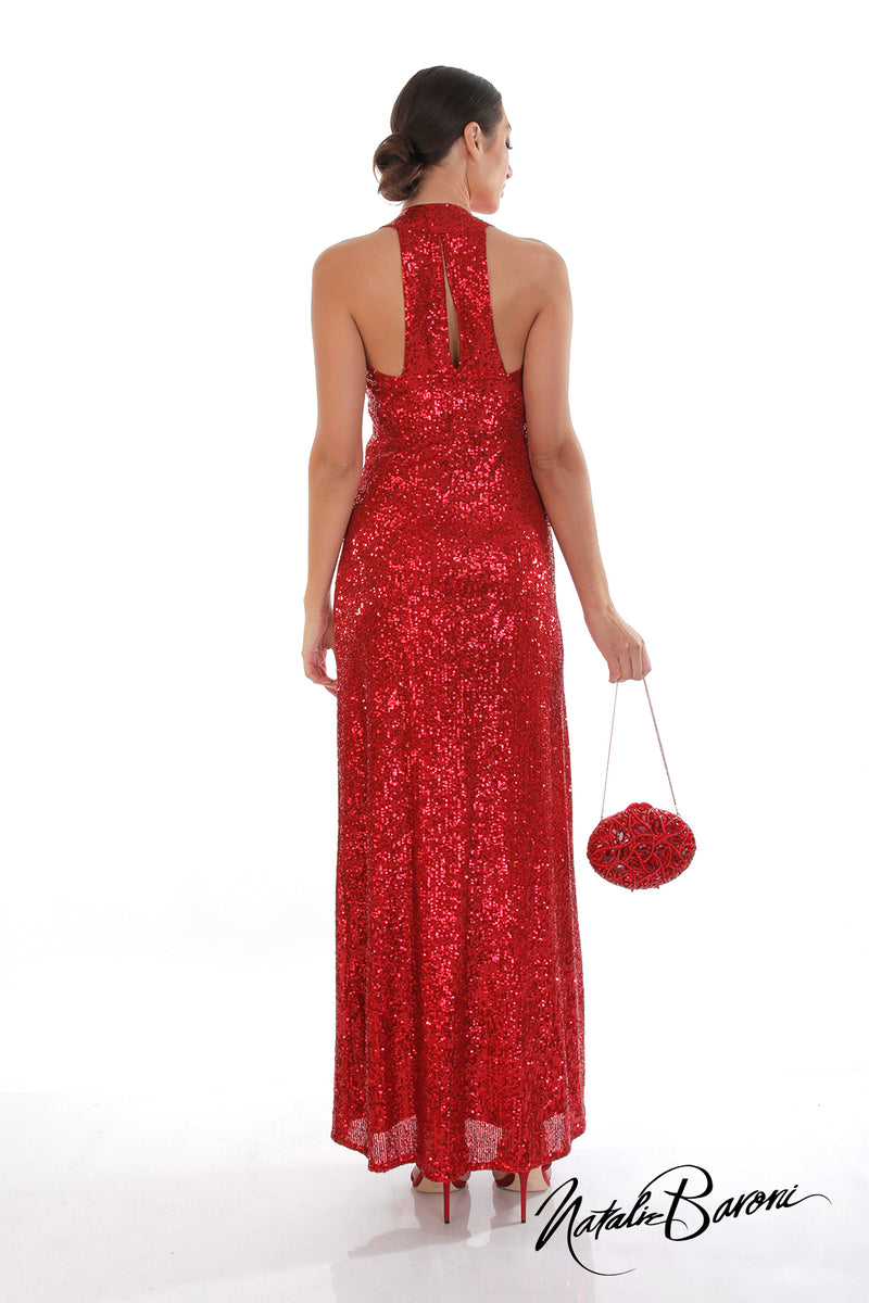 Red Evening Gown - La Scala