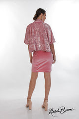 Sleeveless Short Velvet Dress - Roma