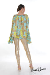 Silk Poetsleeve Top - Murano