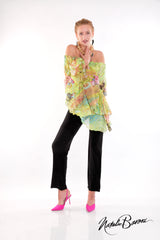 Poet Sleeve Top - Lido