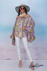 Lavender Poetsleeve Top - Venezia