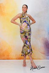 Purple Halter Top - Venezia