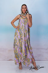 Lavender Tie Dress - Venezia