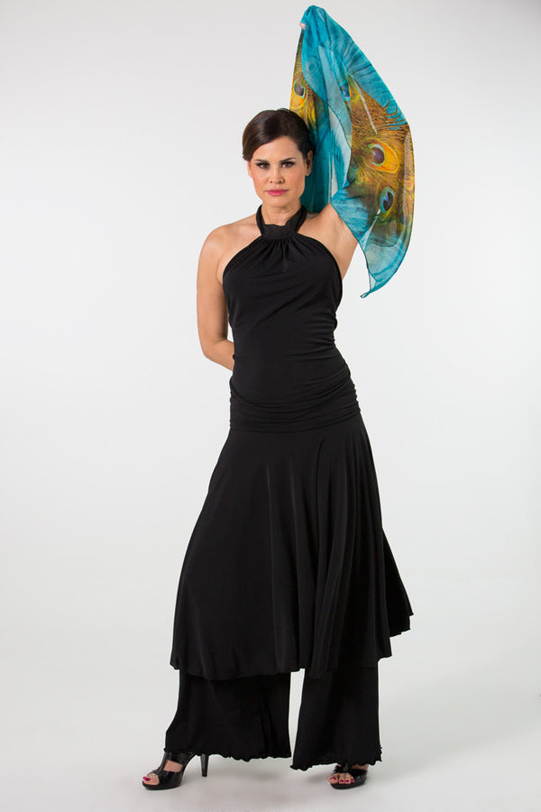 Glam Goddess Jersey Palazzo Pants