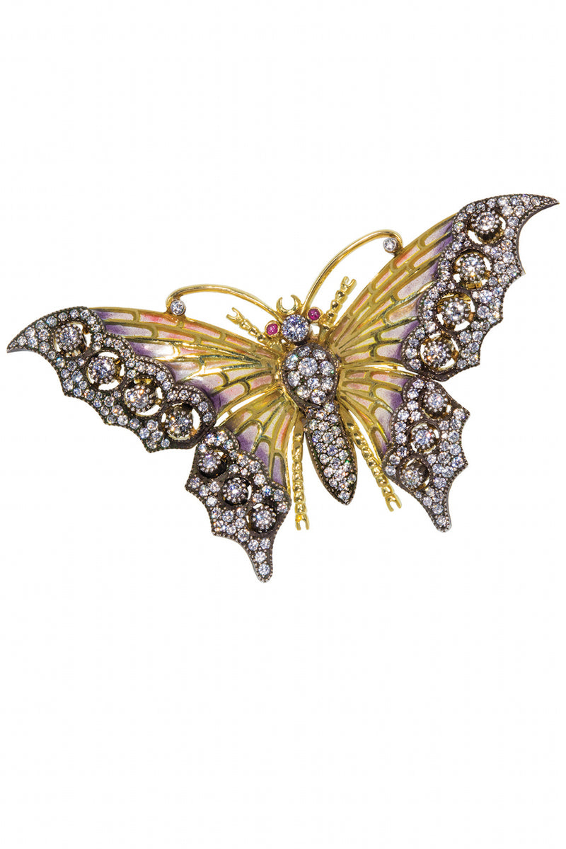 Diamond Irridecent Butterfly