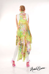 Extra Long Sleeveless Duster - Lido