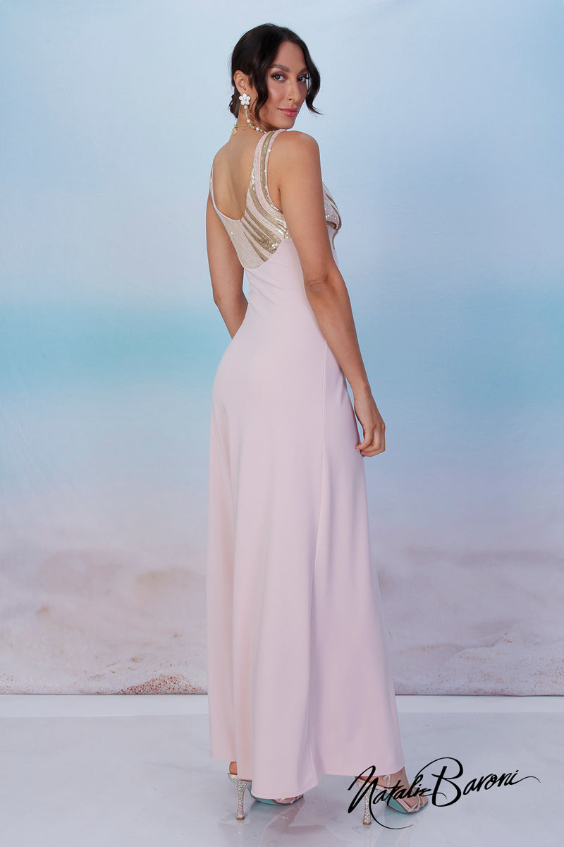 6 Style Blush Pink Tulle Long Mismatch Bridesmaid Dresses – Joyofdress