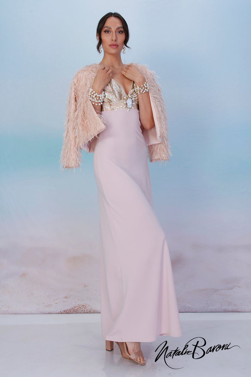 Blush Long Dress - La Scala