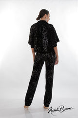 Sequin Stiletto Pant - La Scala