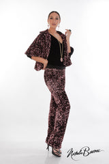 Sequin Crop Jacket - La Scala