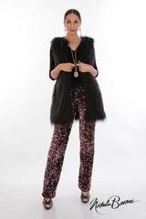Sequin Stiletto Pant - La Scala