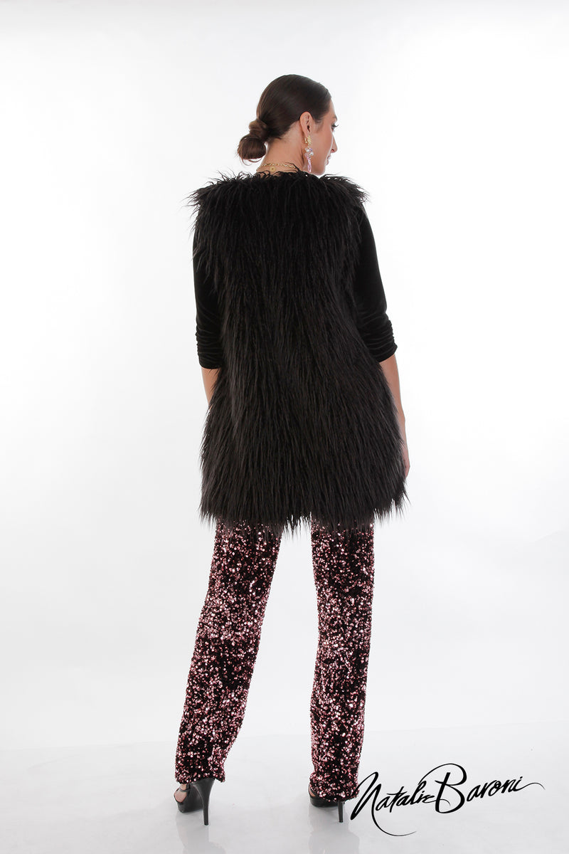 Sequin Stiletto Pant - La Scala
