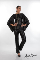 Sequin Stiletto Pant - La Scala