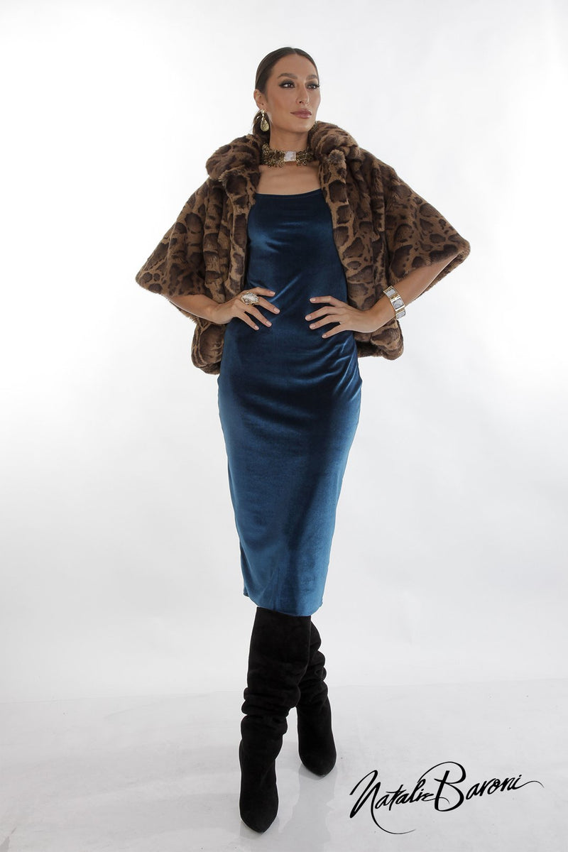 Faux Leopard Crop Jacket - Roma