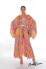 Long Silk Kimono - Murano