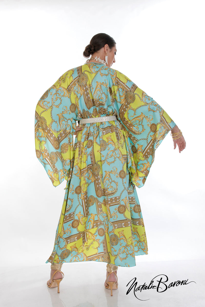 Long Silk Kimono - Murano