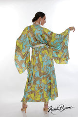 Long Silk Kimono - Murano