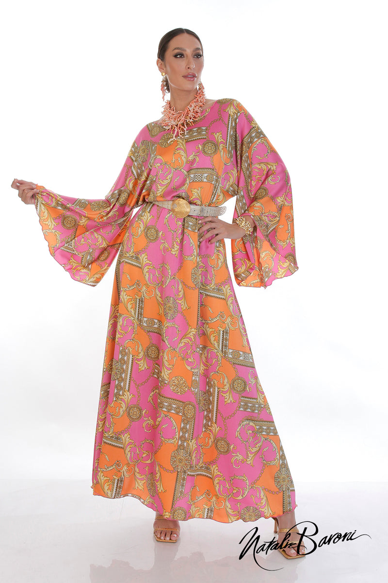 Silk Kimono Dress - Murano