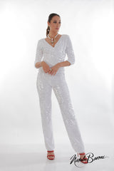 Sequin Stiletto Pant - La Scala
