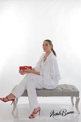 Sequin Stiletto Pant - La Scala