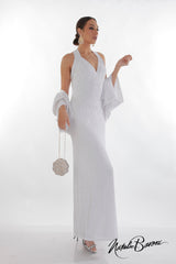 White Evening Gown - La Scala