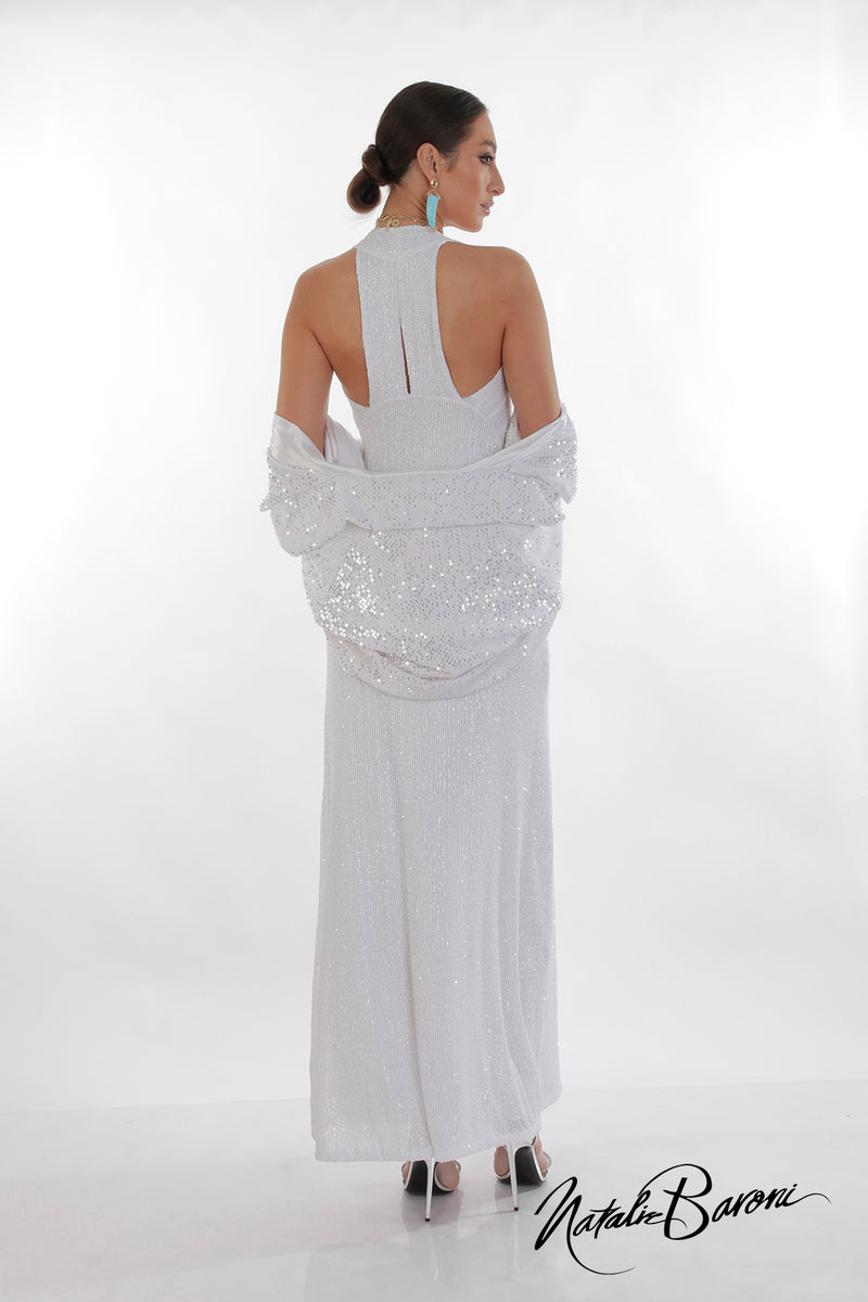 White Evening Gown - La Scala