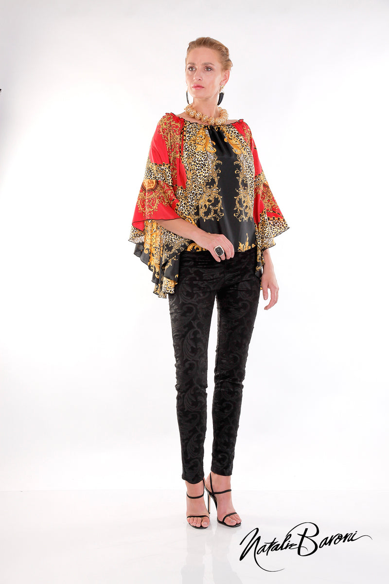 Poet Sleeve Top - Venezia