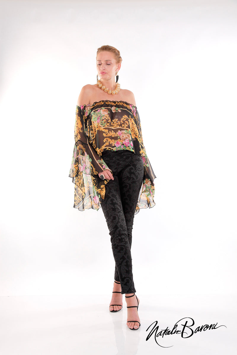 Poet Sleeve Top - Venezia