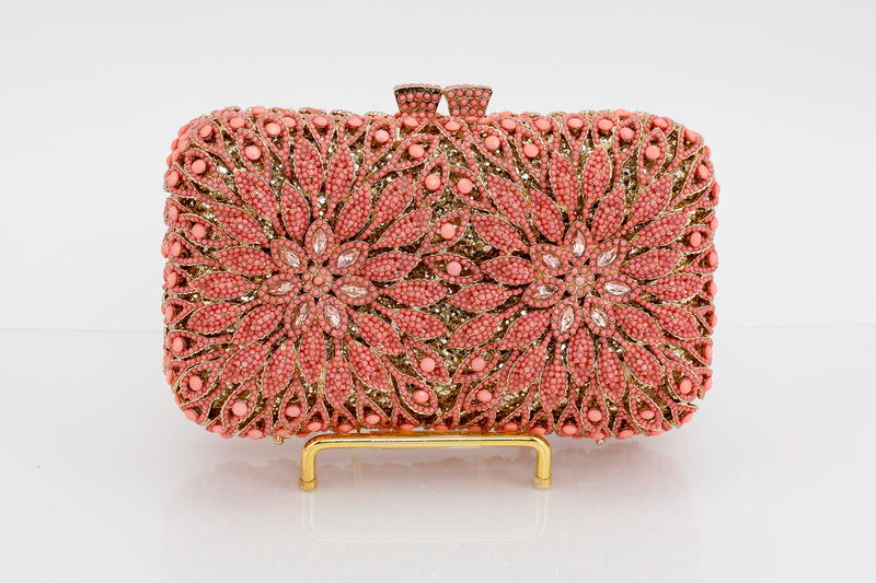 Coral evening bag Clearance