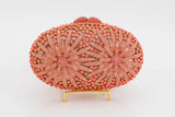 Twin Coral Starburst Evening Bag