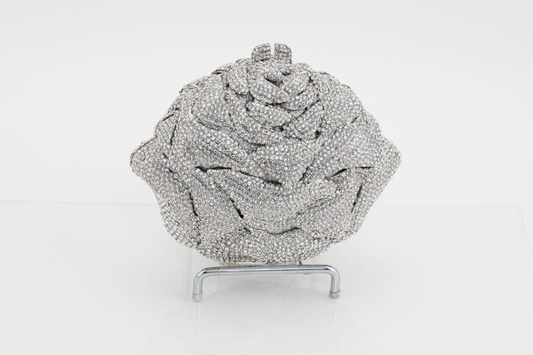 Diamond Rose Evening Bag