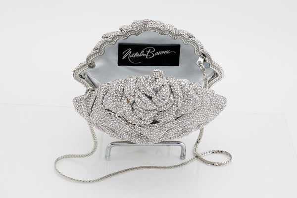 Diamond Rose Evening Bag