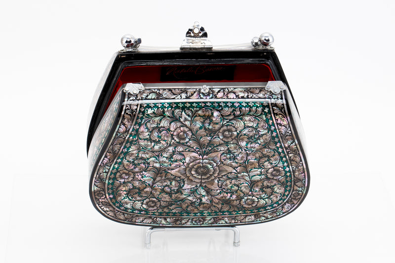 Mother of Pearl Inlay Classic Purse