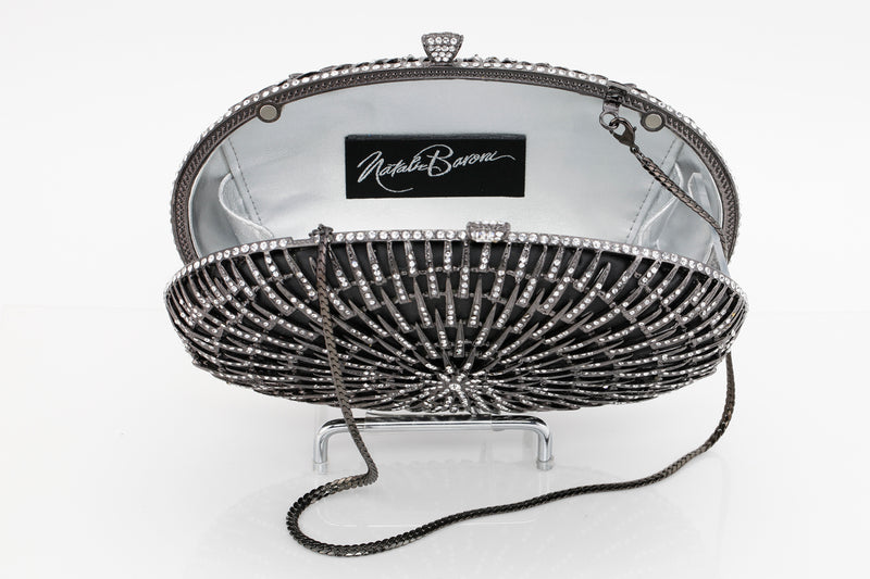 Diamond Starburst Jeweled Evening Bag
