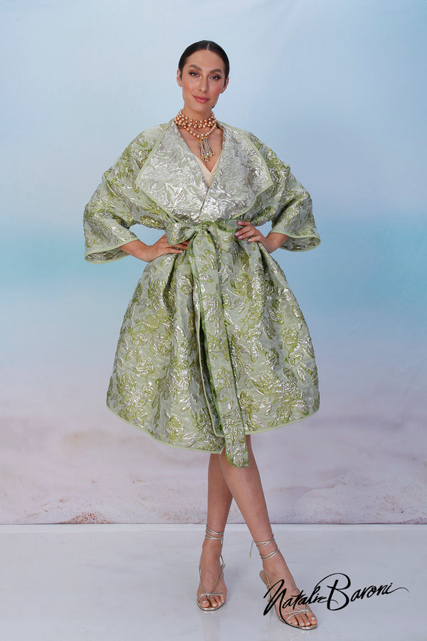 Green Coat Dress - Venezia