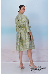 Green Coat Dress - Venezia