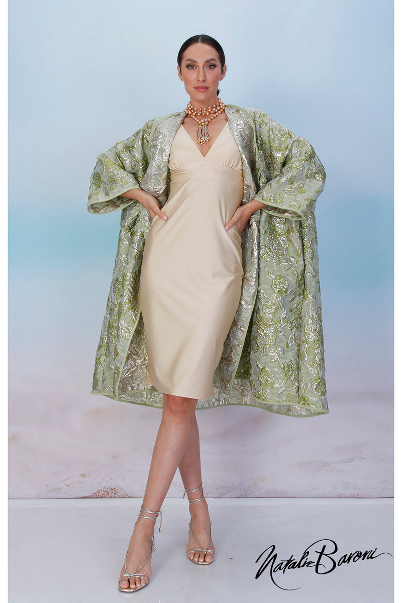 Ivory Sleeveless Cocktail Dress - Murano