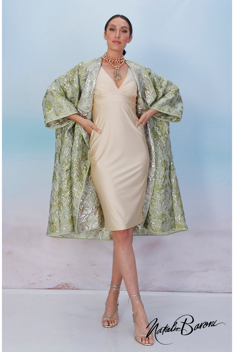 Ivory Sleeveless Cocktail Dress - Murano