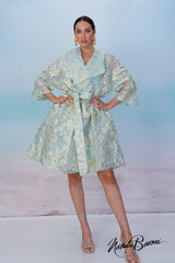 Mint Coat Dress - Venezia