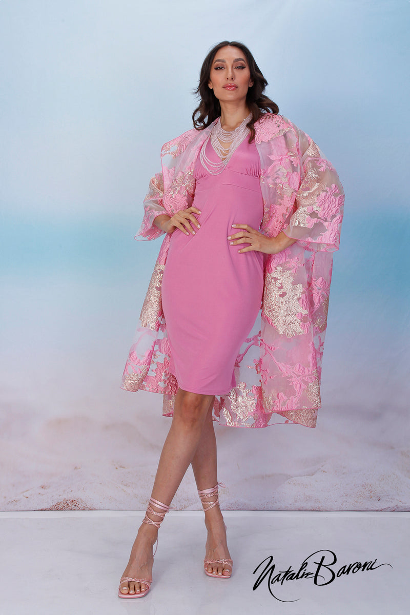 Pink Coat Dress - Venezia