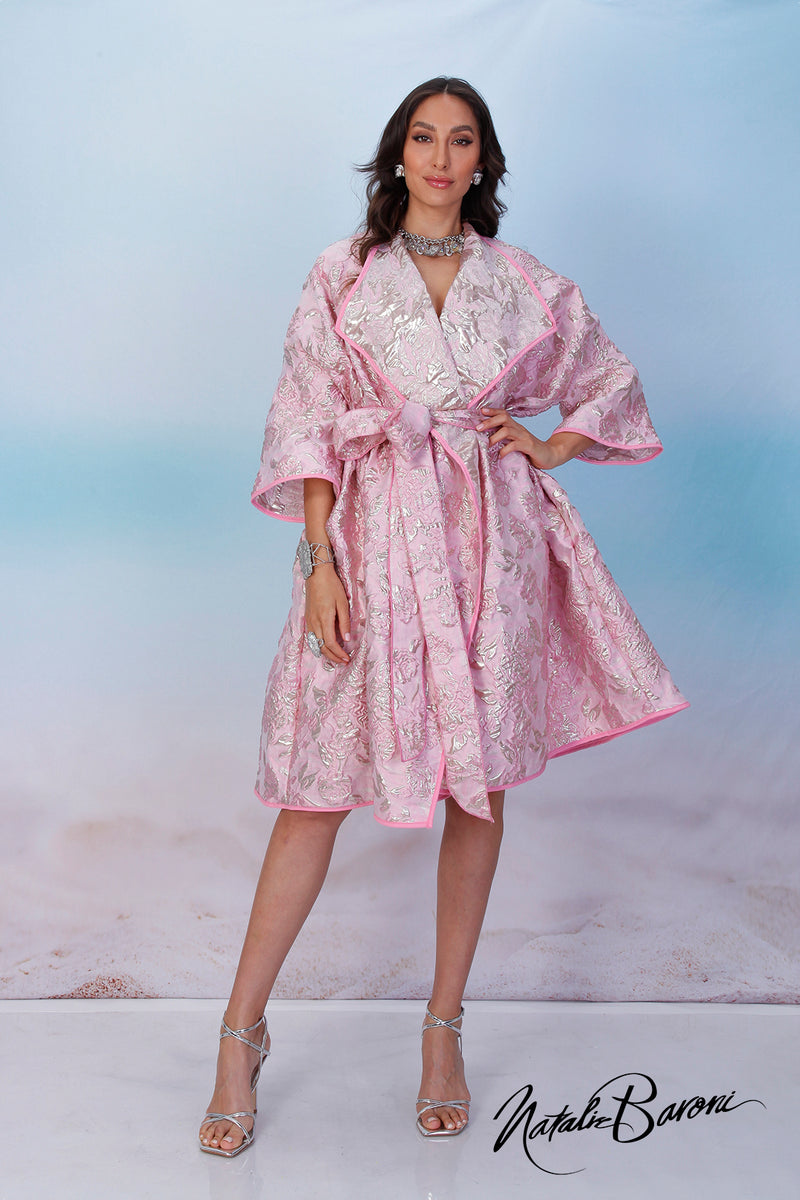 Soft Pink Coat Dress - Venezia
