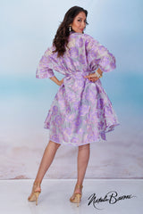 Purple Coat Dress - Venezia