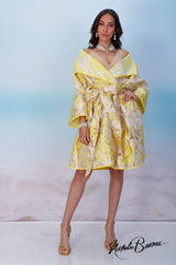 Gold Coat Dress - Venezia