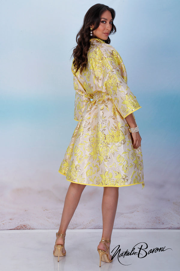 Gold Coat Dress - Venezia