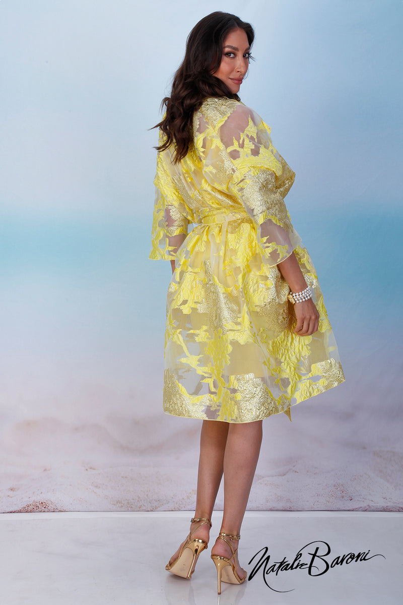 Yellow Coat Dress - Venezia